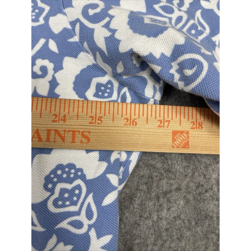 Vintage Polo Ralph Lauren Shirt Mens XXL Large Blue Floral Print AOP Coastal - Picture 10 of 11